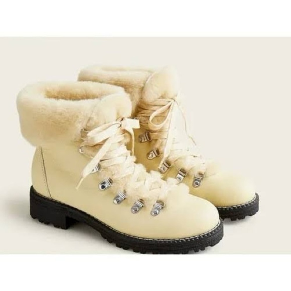J Crew used Nordic boots in leather and nubuck BD332